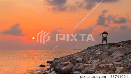 watchtower on coast 28741064