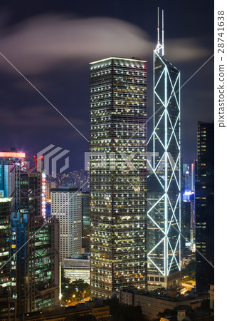 Hong Kong at night 28741638