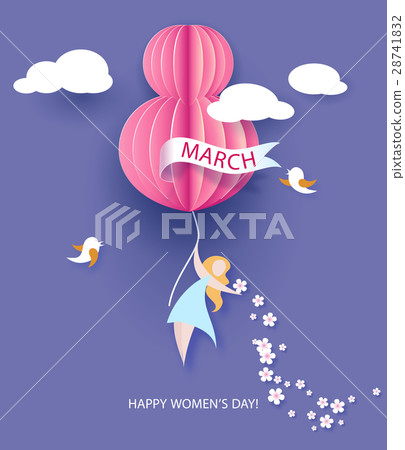 Card for 8 March womens day. Card for 8 March womens day. 28741832