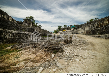 Quarry in Indonesia Madura island Goa Kapur 28741927