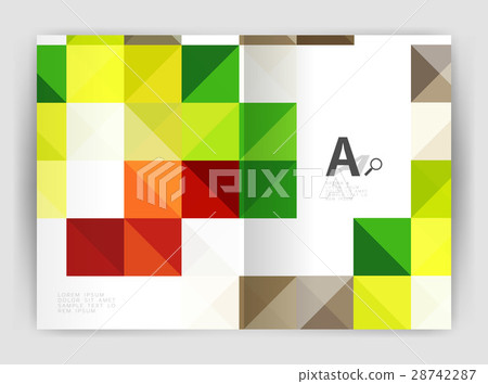 Vector square minimalistic abstract background 28742287
