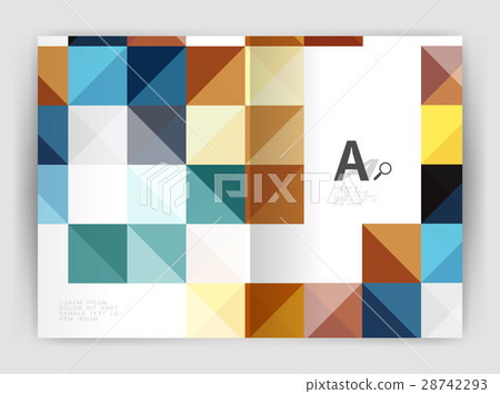 Vector square template background 28742293