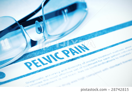 Diagnosis - Pelvic Pain. Medical Concept. 3D Diagnosis - Pelvic Pain. Medical Concept. 3D 28742815