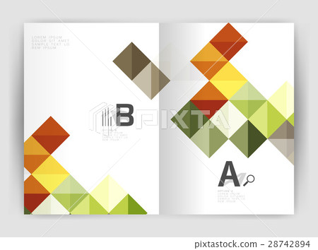 Vector square template background 28742894