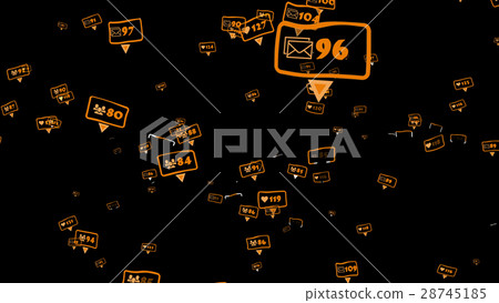 Random Like, Follower, Comment Icons Random Like, Follower, Comment Icons 28745185