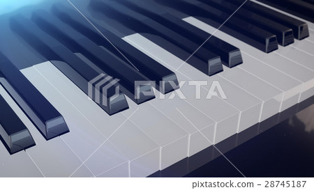 Grand Piano Keys 28745187