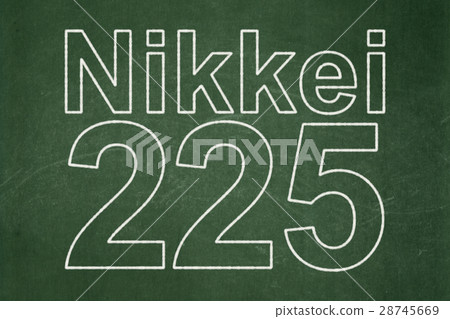 Stock market indexes concept: Nikkei 225 on Stock market indexes concept: Nikkei 225 on 28745669