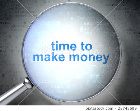 Time concept: Time to Make money with optical 28745699