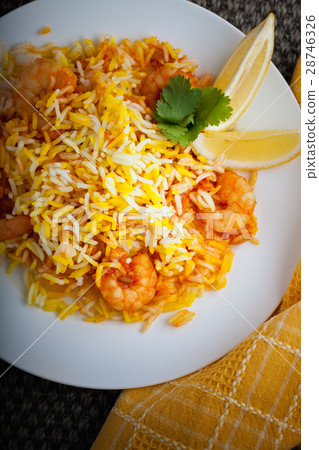 Indian Biryani with Shrimp Indian Biryani with Shrimp 28746326