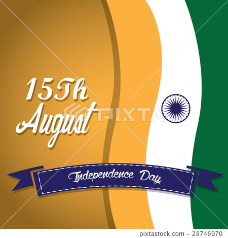 Independence day of India, Vector illustration 28746970