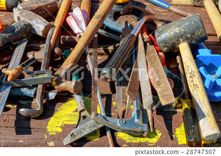 on a flea market there are many things to buy 28747307