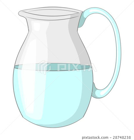 Jug of milk icon, cartoon style Jug of milk icon, cartoon style 28748238
