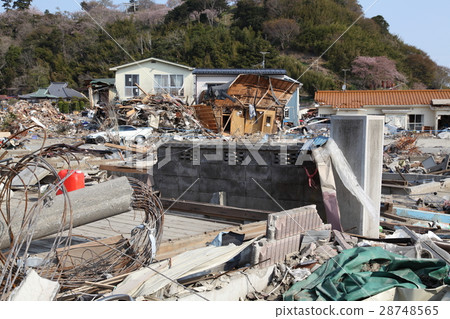 East Japan great earthquake disaster, tsunami damage East Japan great earthquake disaster, tsunami damage 28748565