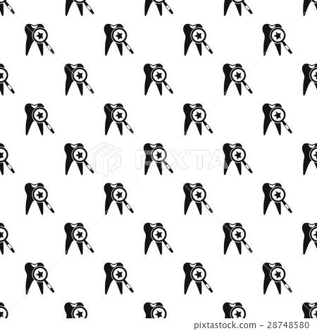 Inspection of tooth pattern, simple style 28748580