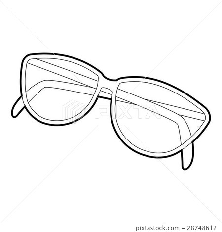 Sunglasses icon, isometric 3d style Sunglasses icon, isometric 3d style 28748612