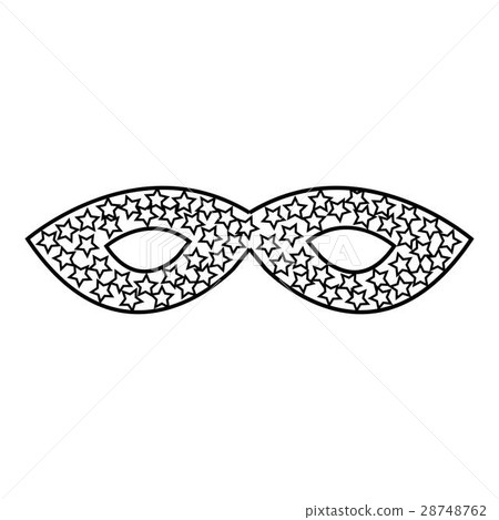 Mask icon, outline style Mask icon, outline style 28748762
