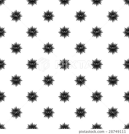 Sun face with sunglasses pattern, simple style Sun face with sunglasses pattern, simple style 28749111