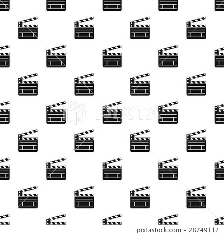 Clapperboard pattern, simple style 28749112