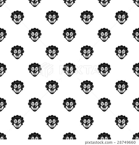 Clown head pattern, simple style Clown head pattern, simple style 28749660