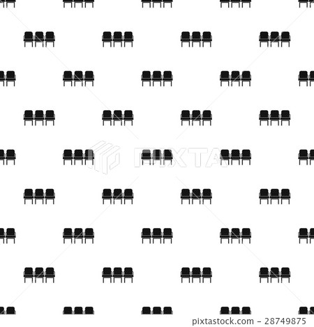 Airport seats pattern, simple style 28749875
