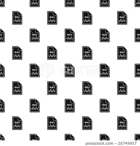 WAV file pattern, simple style 28749957
