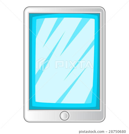 Protecting film for tablet icon, cartoon style 28750680