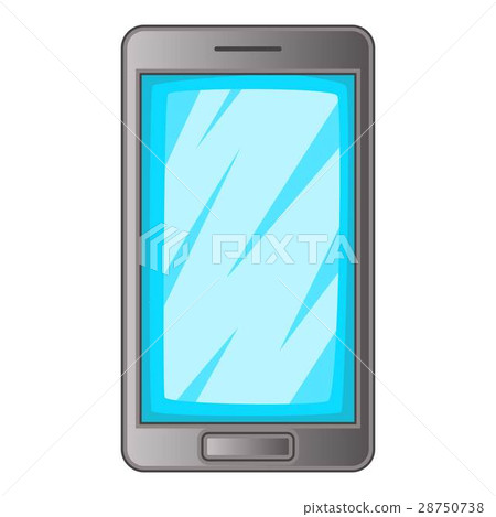 Protecting film for phone icon, cartoon style 28750738