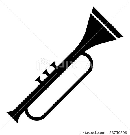 Trumpet icon, simple style Trumpet icon, simple style 28750808