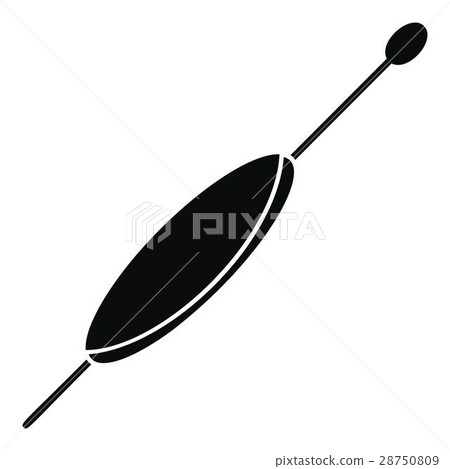 Floating bobber icon, simple style 28750809