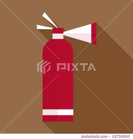 Fire extinguisher icon, flat style Fire extinguisher icon, flat style 28750893
