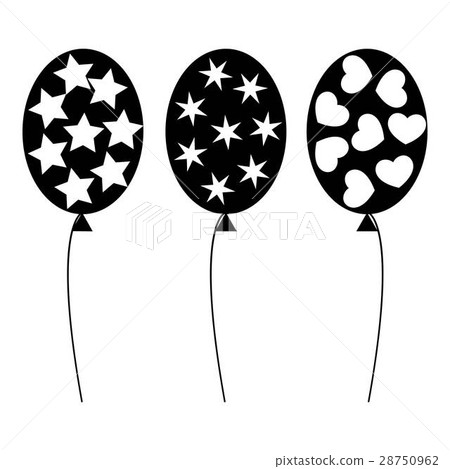 Balloons icon, simple style 28750962