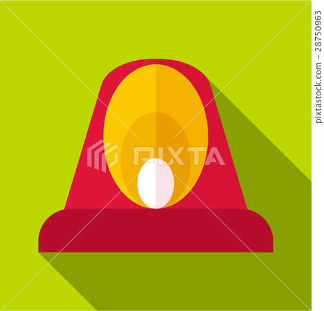 Fire flasher icon, flat style 28750963