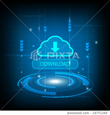 download cloud Circle digital technology backgroun download cloud Circle digital technology backgroun 28751268