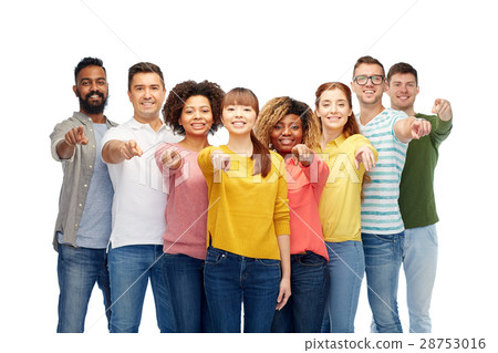 international group of people pointing on you 28753016