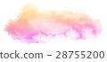 Abstract pink watercolor on white background. 28755200