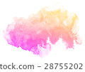 Abstract pink watercolor on white background. 28755202