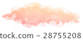 Abstract cream watercolor on white background. 28755208