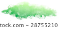 Abstract green watercolor on white background. 28755210
