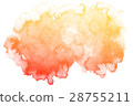 Abstract red watercolor on white background. 28755211