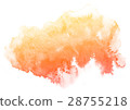 Abstract red watercolor on white background. 28755218