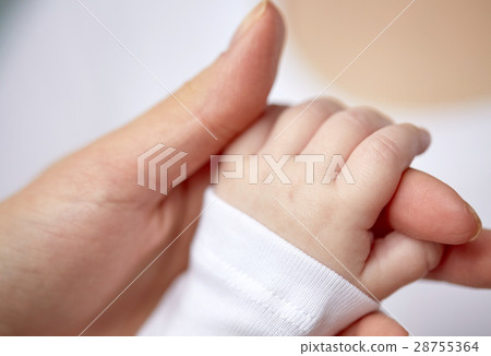 close up of mother and newborn baby hands close up of mother and newborn baby hands 28755364