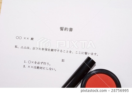 書面誓言 28756995