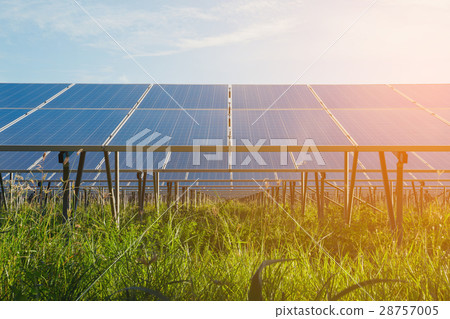 solar power plant to innovation of green energy fo 28757005