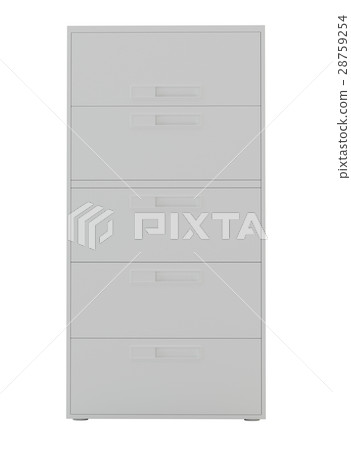 Office cabinet on a white background Office cabinet on a white background 28759254