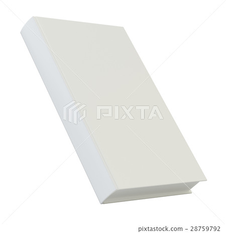 Blank vertical book cover template 28759792