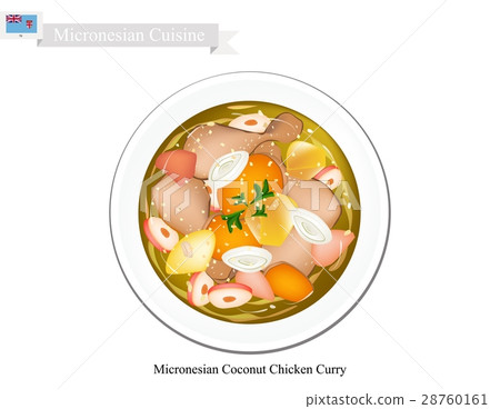 Coconut Chicken Curry, Dish of Micronesia 28760161