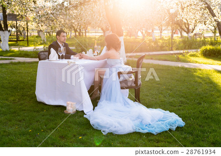 Young man making a proposal of marriage. Love 28761934