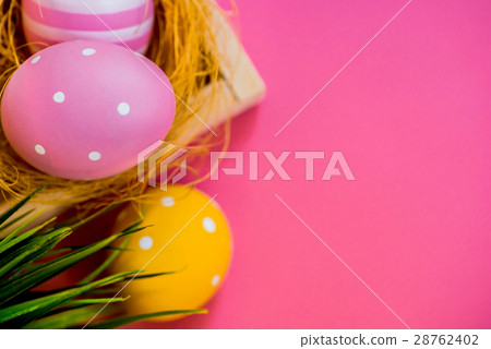 Happy Easter day, bunny and egg, Christians Happy Easter day, bunny and egg, Christians 28762402