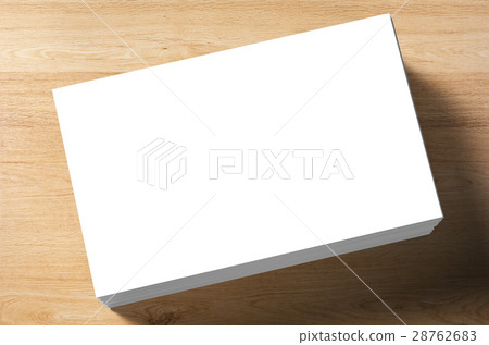 stack of blank name cards 28762683