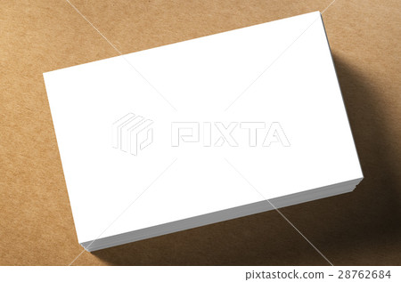 stack of blank name cards 28762684